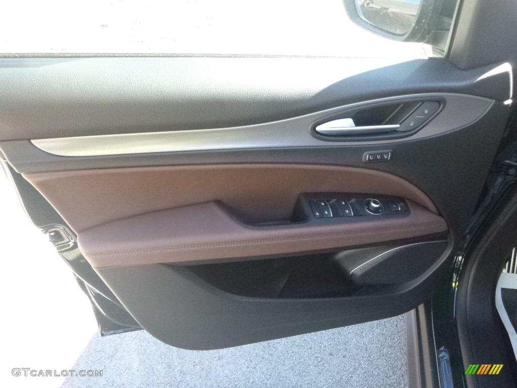 2019 Stelvio Ti Sport AWD - Verde Visconti (Green) Metallic / Chocolate photo #18