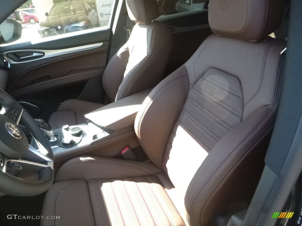2019 Stelvio Ti Sport AWD - Verde Visconti (Green) Metallic / Chocolate photo #19