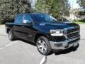 2019 Diamond Black Crystal Pearl Ram 1500 Laramie Crew Cab 4x4  photo #4