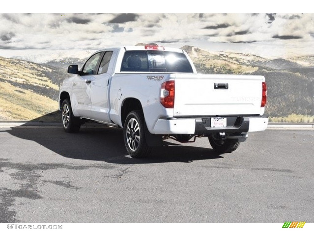 2019 Tundra TRD Sport Double Cab 4x4 - Super White / Graphite photo #3