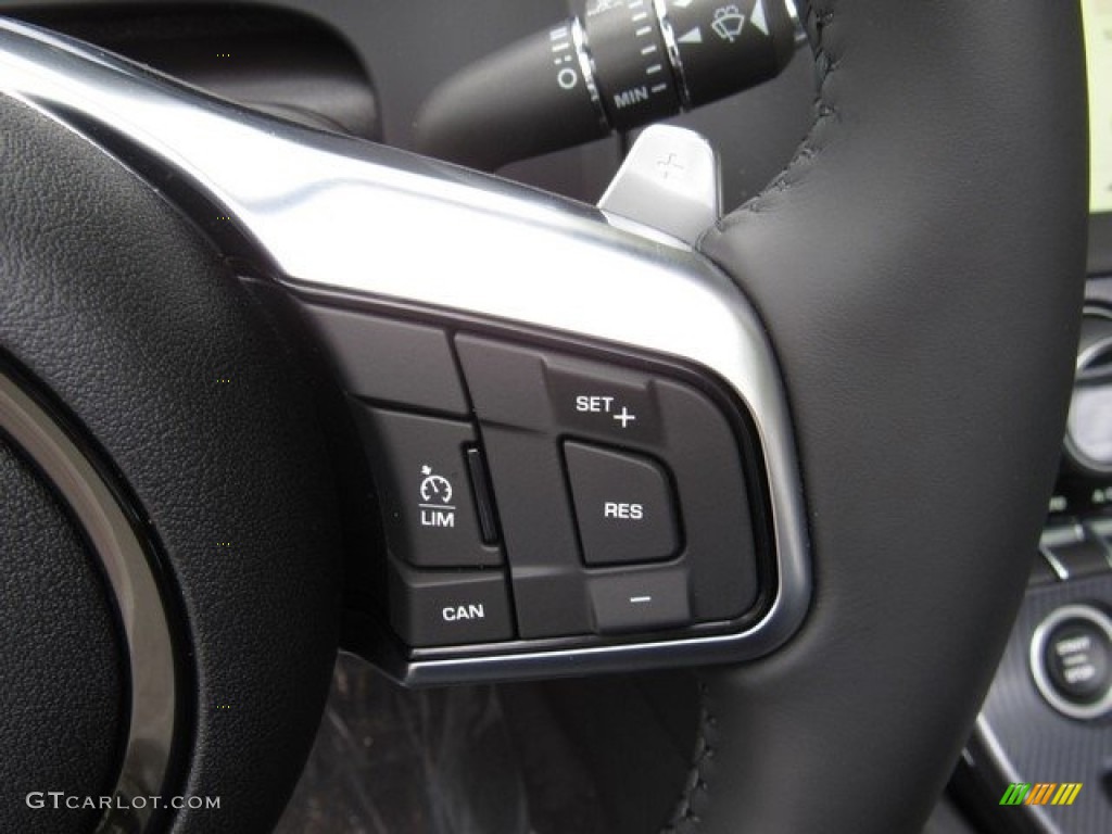 2019 Jaguar F-Type R-Dynamic Convertible Ebony Steering Wheel Photo #129981319