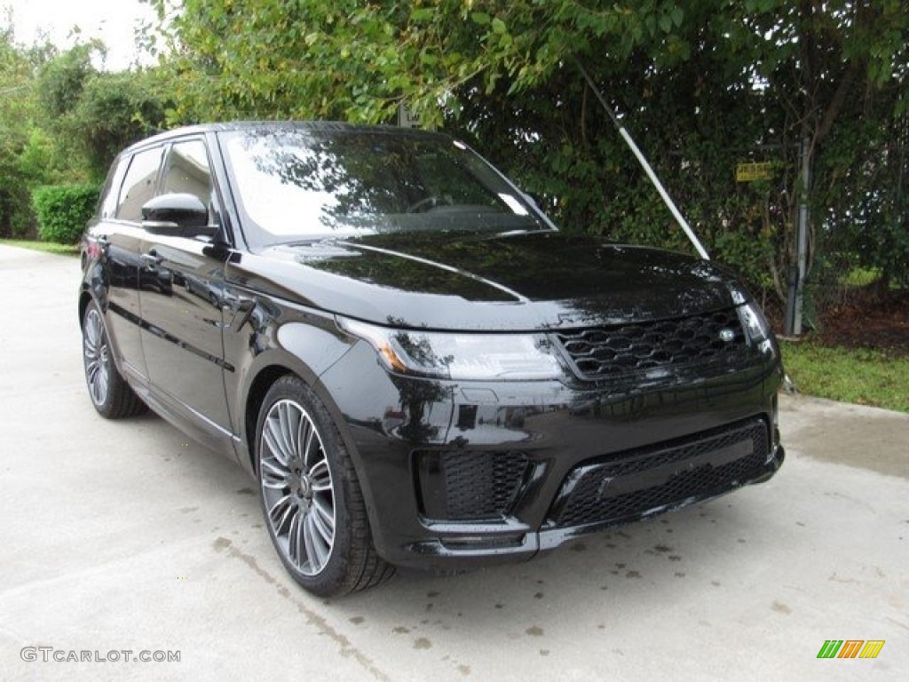 Santorini Black Metallic 2019 Land Rover Range Rover Sport Autobiography Dynamic Exterior Photo #129981520