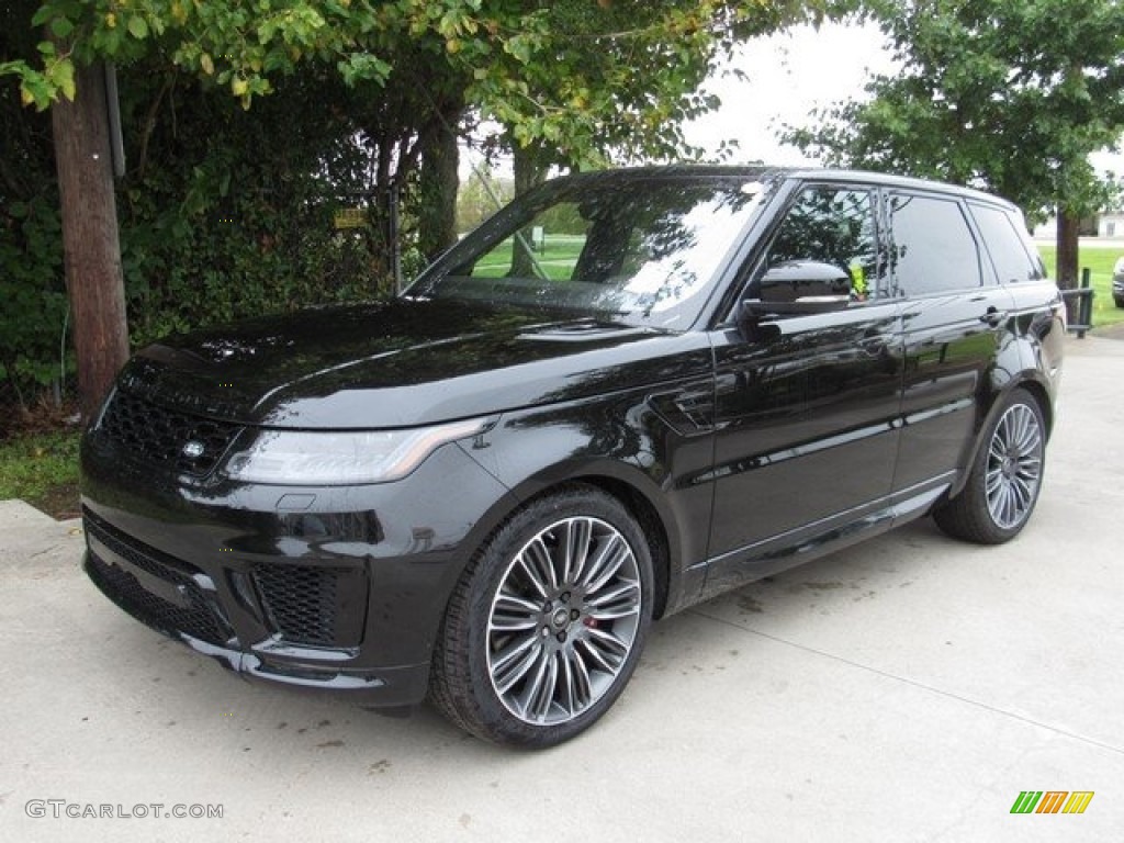 Santorini Black Metallic 2019 Land Rover Range Rover Sport Autobiography Dynamic Exterior Photo #129981682