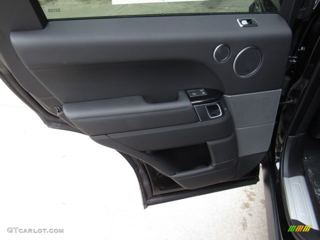 2019 Land Rover Range Rover Sport Autobiography Dynamic Ebony/Ebony Door Panel Photo #129981907