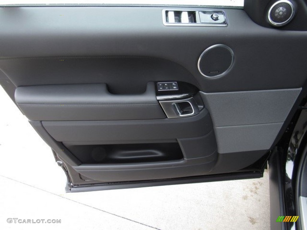 2019 Land Rover Range Rover Sport Autobiography Dynamic Ebony/Ebony Door Panel Photo #129981925