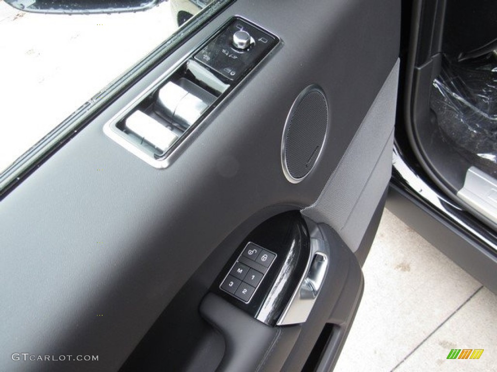 2019 Land Rover Range Rover Sport Autobiography Dynamic Ebony/Ebony Door Panel Photo #129981943