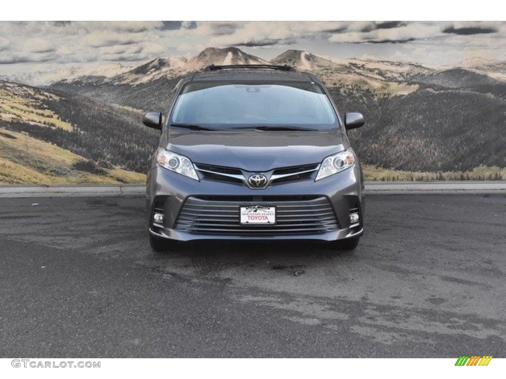 2019 Sienna XLE - Predawn Gray Mica / Ash photo #2