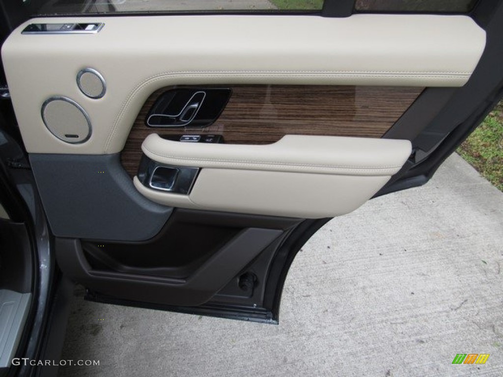 2019 Land Rover Range Rover HSE Espresso/Almond Door Panel Photo #129982663