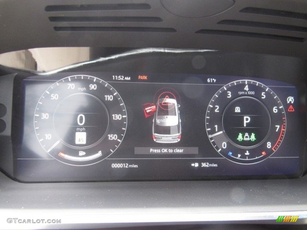 2019 Land Rover Range Rover HSE Gauges Photo #129982876