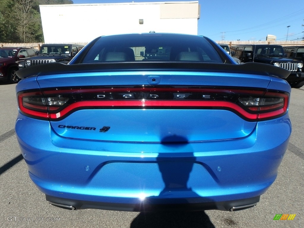 2019 Charger SXT AWD - B5 Blue Pearl / Black photo #4
