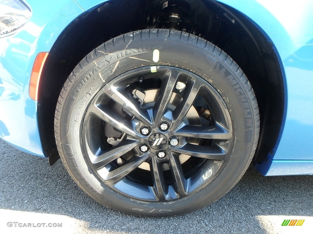 2019 Charger SXT AWD - B5 Blue Pearl / Black photo #9