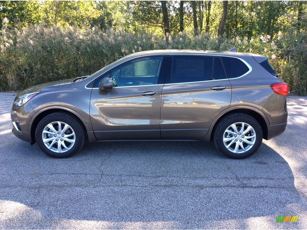 Bronze Alloy Metallic 2019 Buick Envision Preferred AWD Exterior Photo #129983275