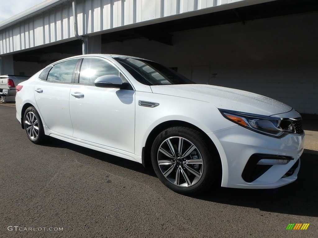 Snow White Pearl 2019 Kia Optima EX Exterior Photo #129986125