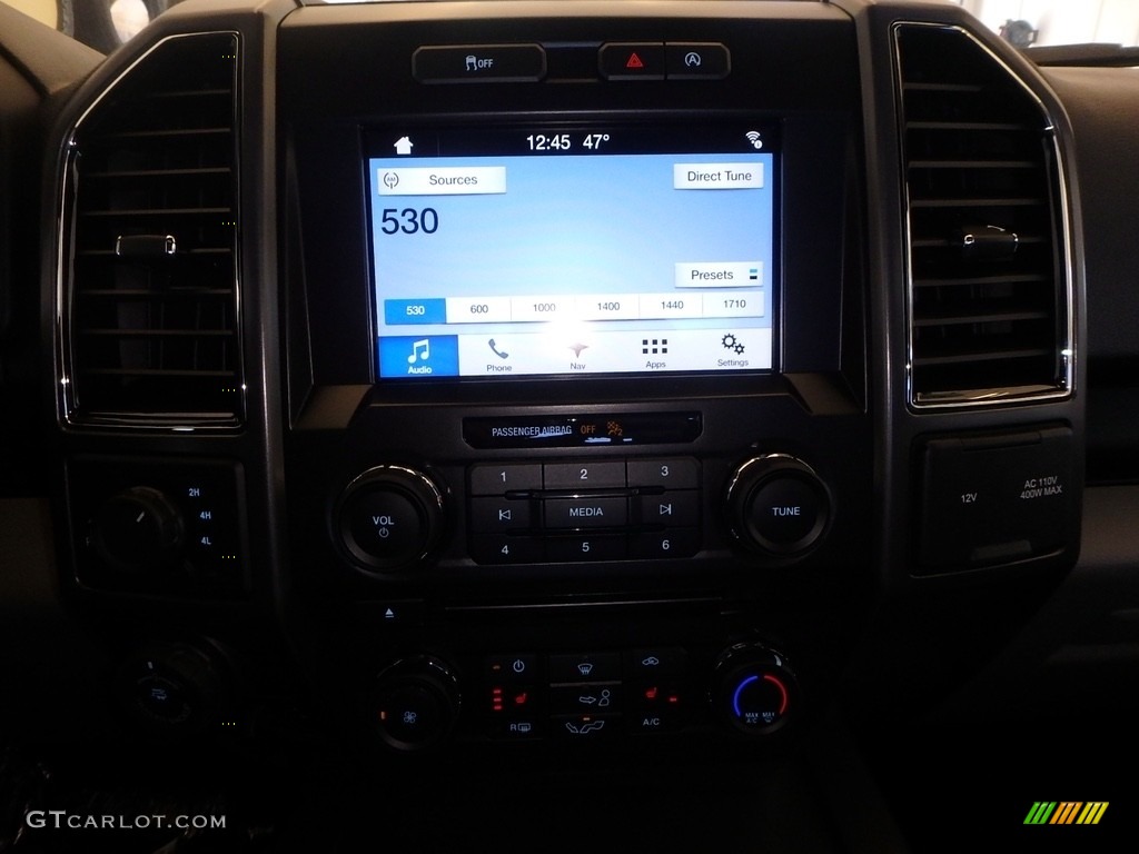 2018 F150 XLT SuperCab 4x4 - Shadow Black / Earth Gray photo #13