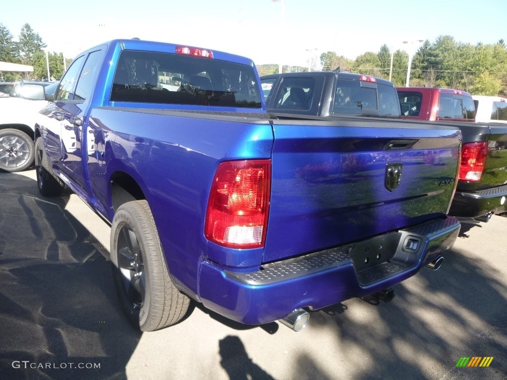2019 1500 Classic Express Quad Cab 4x4 - Blue Streak Pearl / Black photo #3