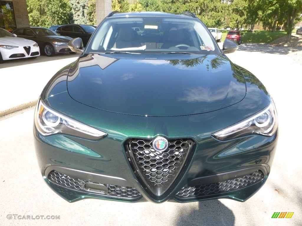 Verde Visconti (Green) Metallic 2019 Alfa Romeo Stelvio Ti AWD Exterior Photo #129989815