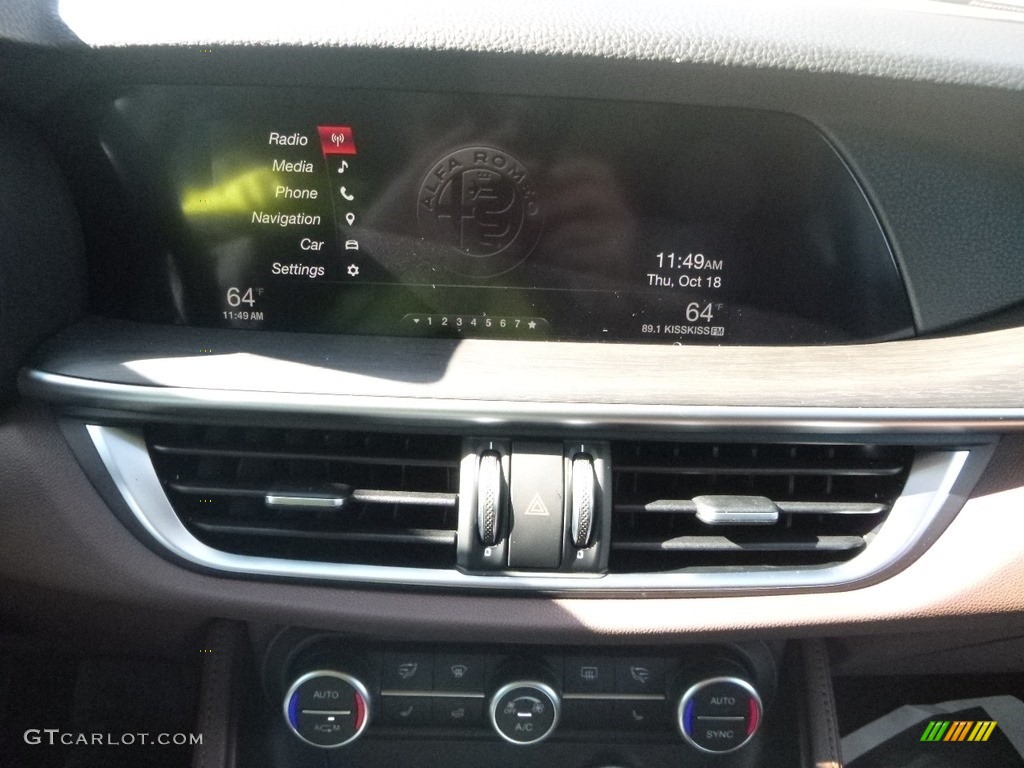 2019 Stelvio Ti AWD - Verde Visconti (Green) Metallic / Chocolate photo #20