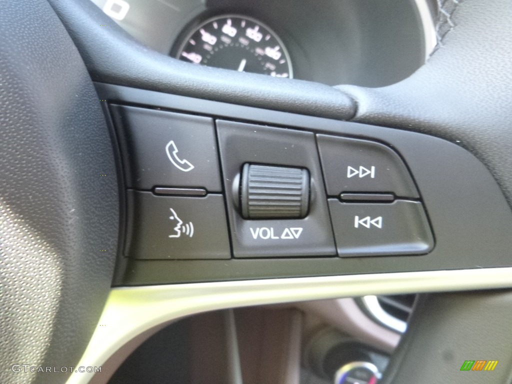 2019 Alfa Romeo Stelvio Ti AWD Chocolate Steering Wheel Photo #129989983