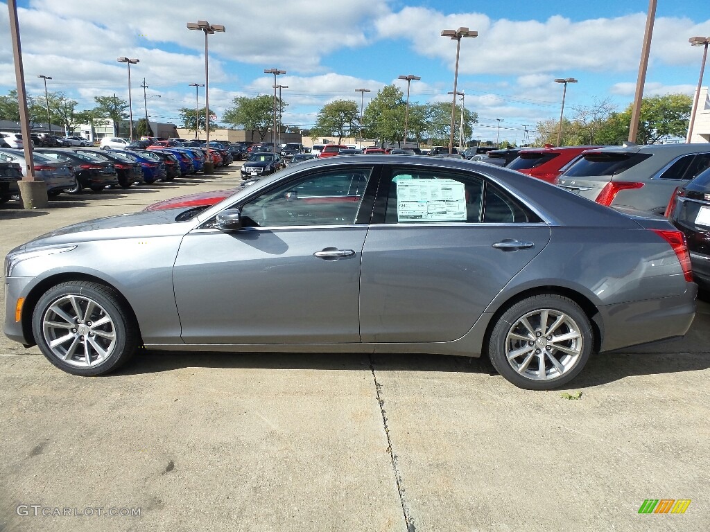 Satin Steel Metallic 2019 Cadillac CTS Luxury AWD Exterior Photo #129991556