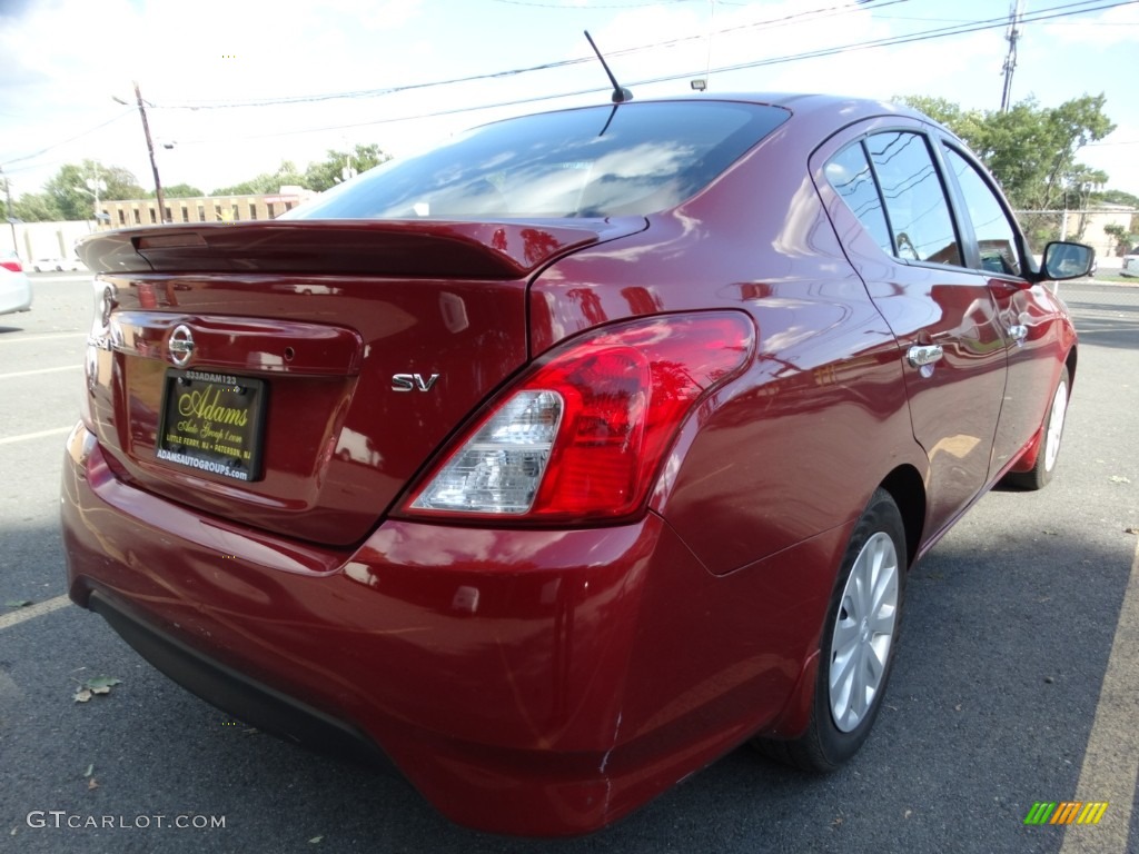 2017 Versa S - Cayenne Red / Charcoal photo #5