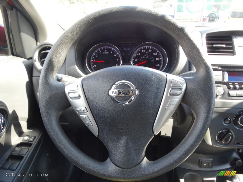 2017 Versa S - Cayenne Red / Charcoal photo #9