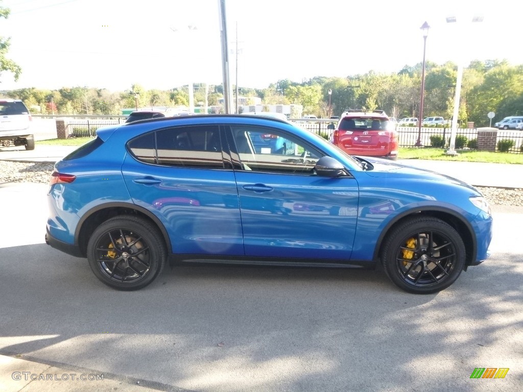 Misano Blue Metallic 2019 Alfa Romeo Stelvio Ti AWD Exterior Photo #129991855