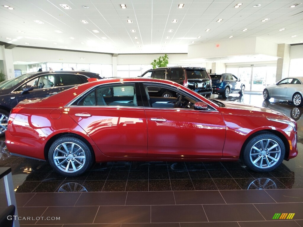 2019 CTS Luxury AWD - Red Obsession Tintcoat / Very Light Cashmere photo #2