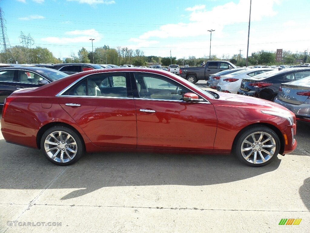 Red Obsession Tintcoat 2019 Cadillac CTS Luxury AWD Exterior Photo #129992095