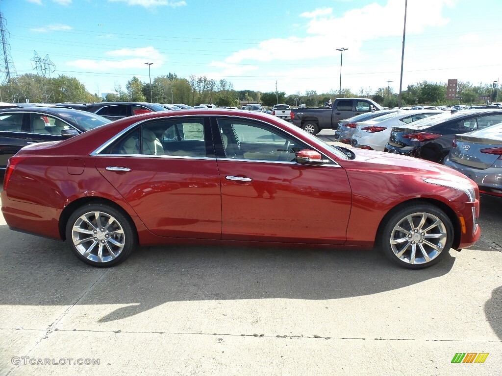 2019 CTS Luxury AWD - Red Obsession Tintcoat / Very Light Cashmere photo #2