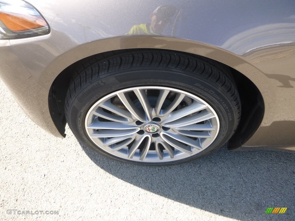 2019 Giulia Ti Lusso AWD - Imola Titanium Metallic / Black/Tan photo #3