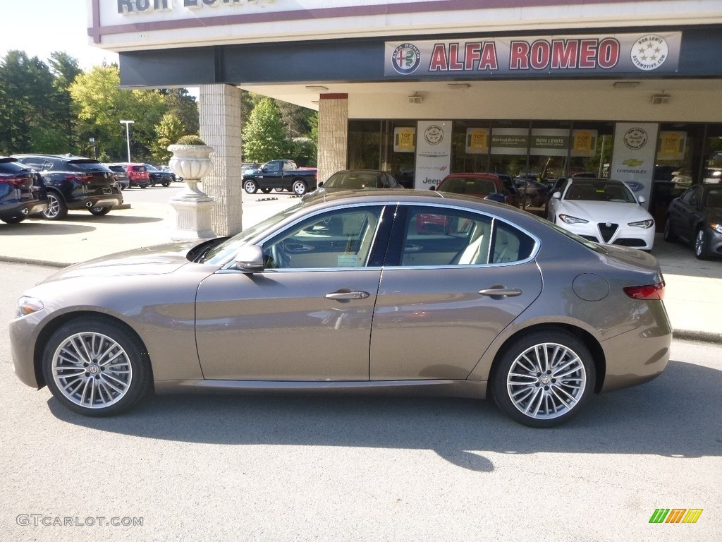 Imola Titanium Metallic 2019 Alfa Romeo Giulia Ti Lusso AWD Exterior Photo #129992488