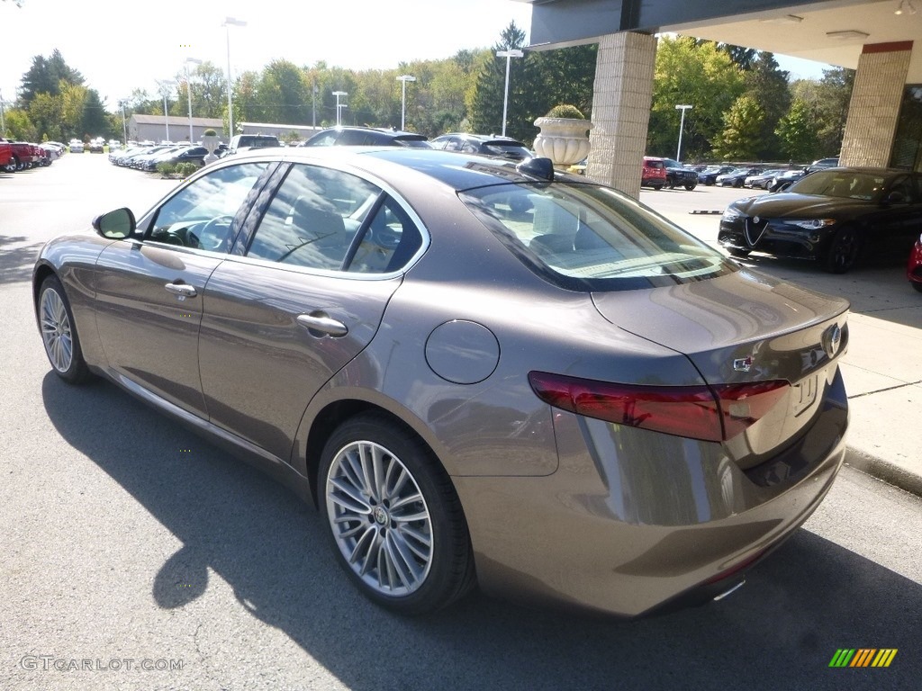 2019 Giulia Ti Lusso AWD - Imola Titanium Metallic / Black/Tan photo #5