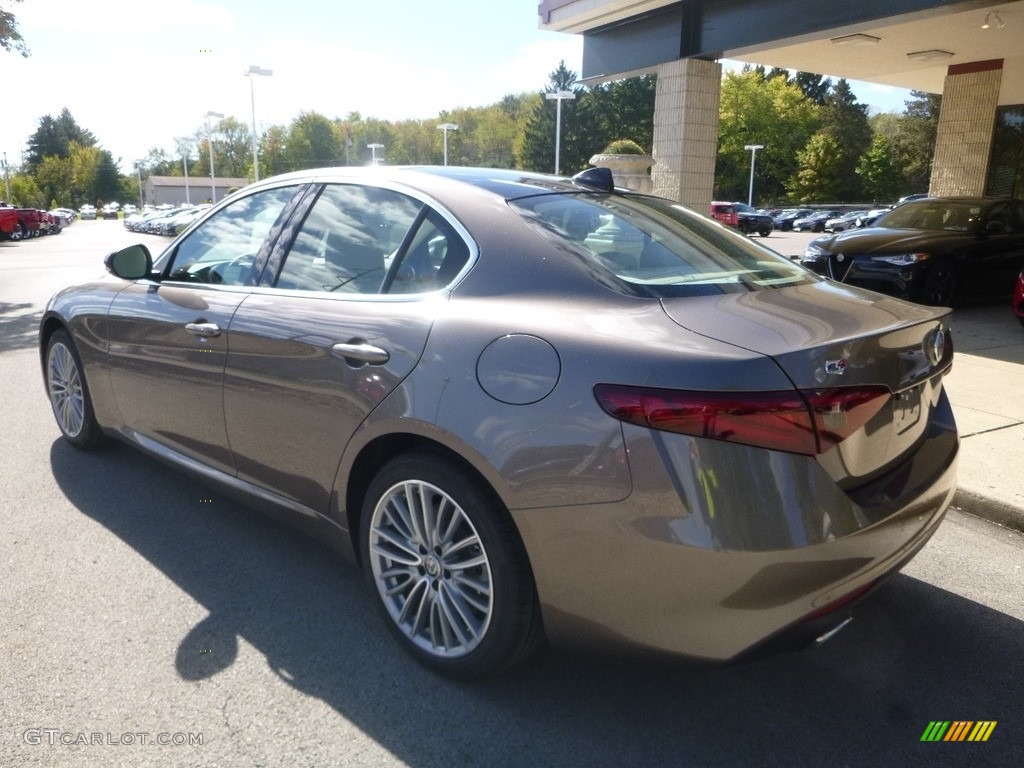 2019 Giulia Ti Lusso AWD - Imola Titanium Metallic / Black/Tan photo #6