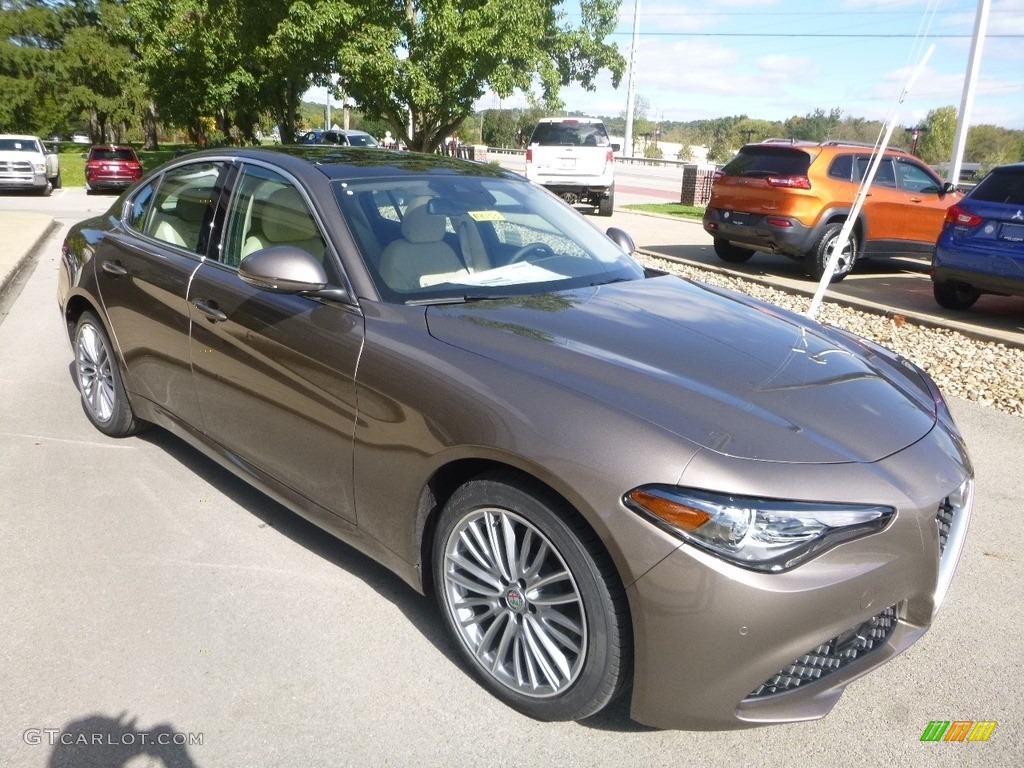 Imola Titanium Metallic 2019 Alfa Romeo Giulia Ti Lusso AWD Exterior Photo #129992587