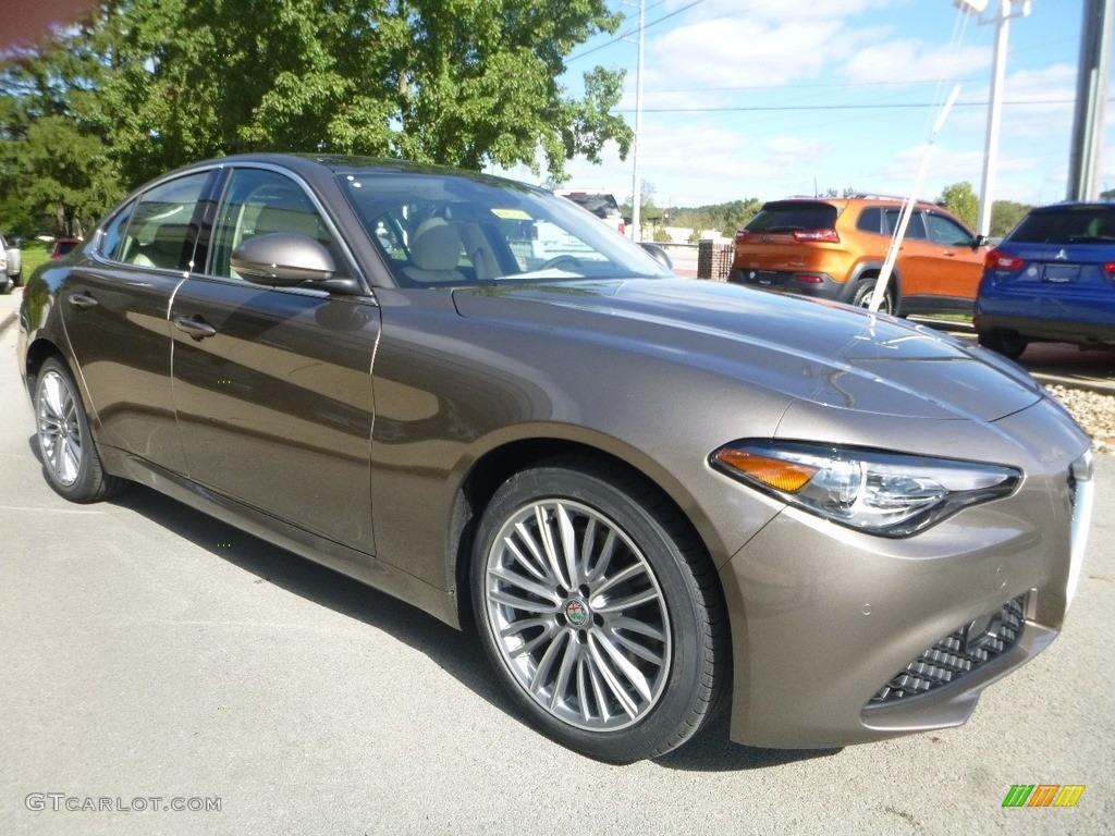 Imola Titanium Metallic 2019 Alfa Romeo Giulia Ti Lusso AWD Exterior Photo #129992602
