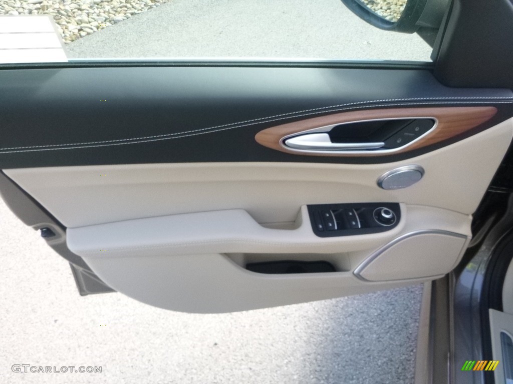 2019 Alfa Romeo Giulia Ti Lusso AWD Black/Tan Door Panel Photo #129992689