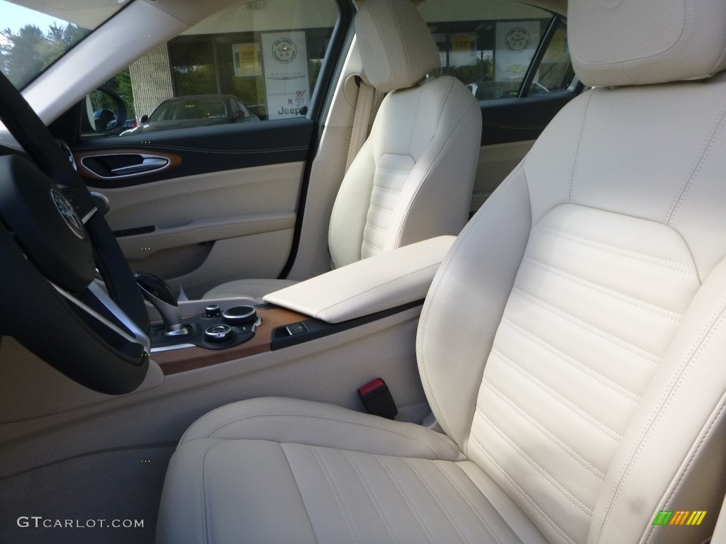 2019 Giulia Ti Lusso AWD - Imola Titanium Metallic / Black/Tan photo #20