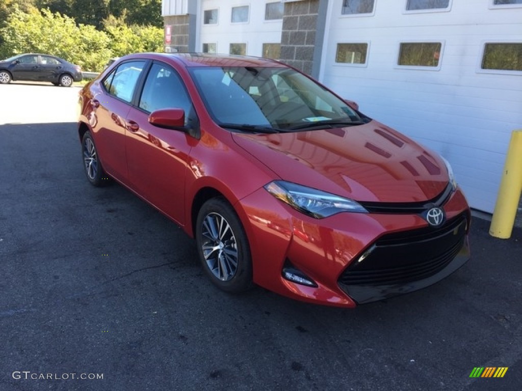 2019 Corolla LE - Barcelona Red Metallic / Black photo #1