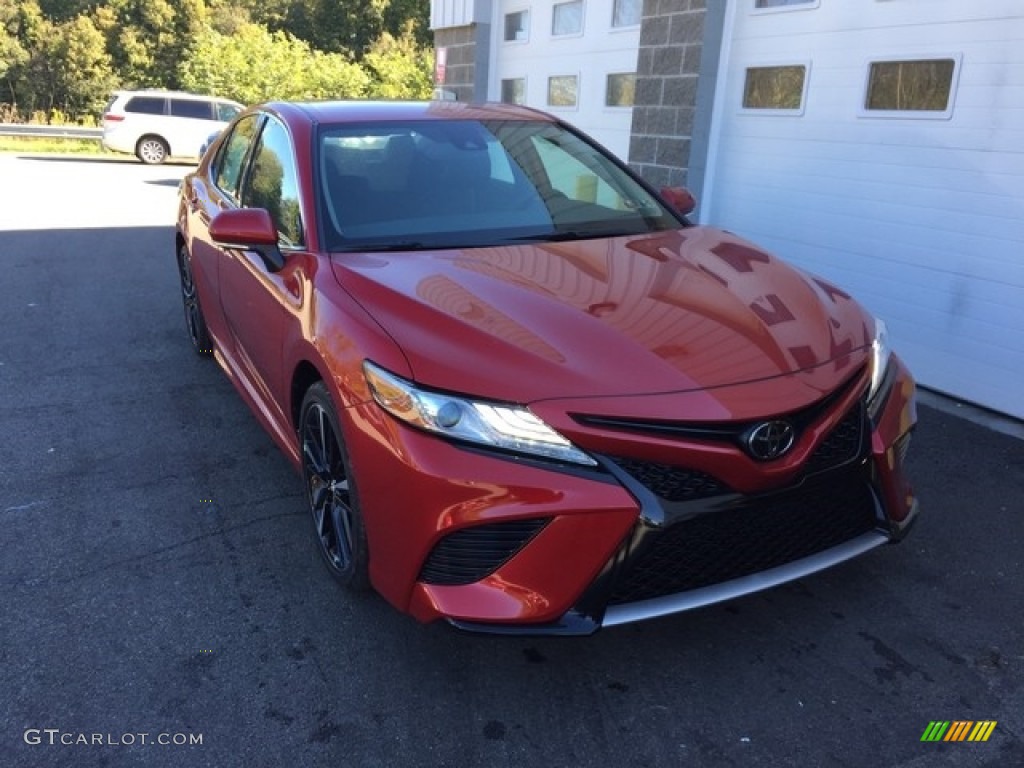 Supersonic Red 2019 Toyota Camry XSE Exterior Photo #129993301