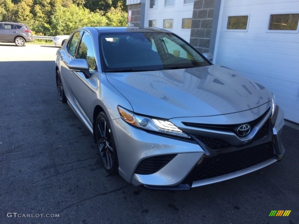 2019 Camry XSE - Celestial Silver Metallic / Black photo #1