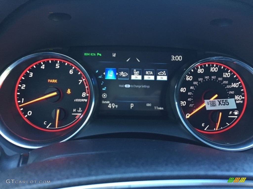 2019 Camry XSE - Celestial Silver Metallic / Black photo #13