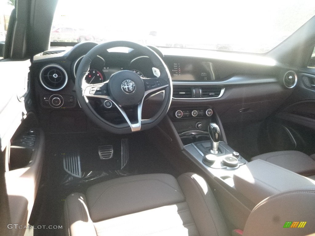 2019 Stelvio Ti Sport AWD - Verde Visconti (Green) Metallic / Chocolate photo #19