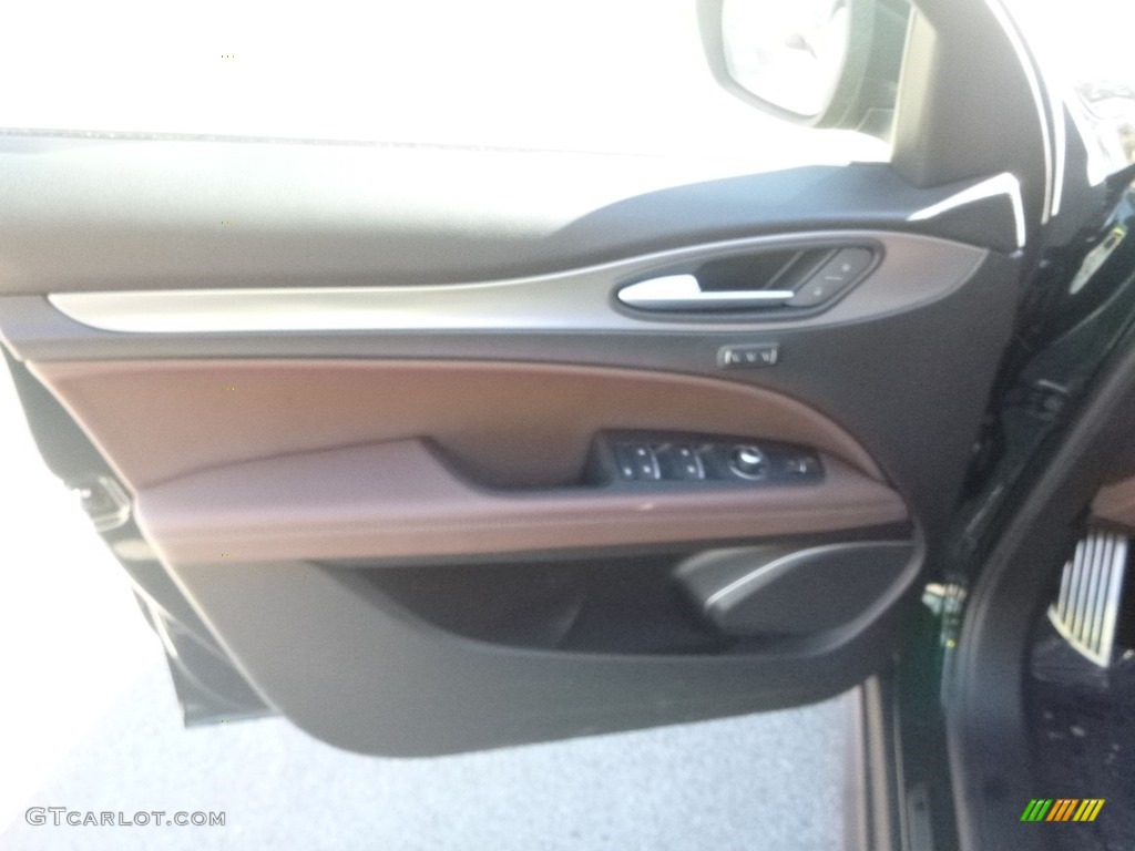 2019 Stelvio Ti Sport AWD - Verde Visconti (Green) Metallic / Chocolate photo #20