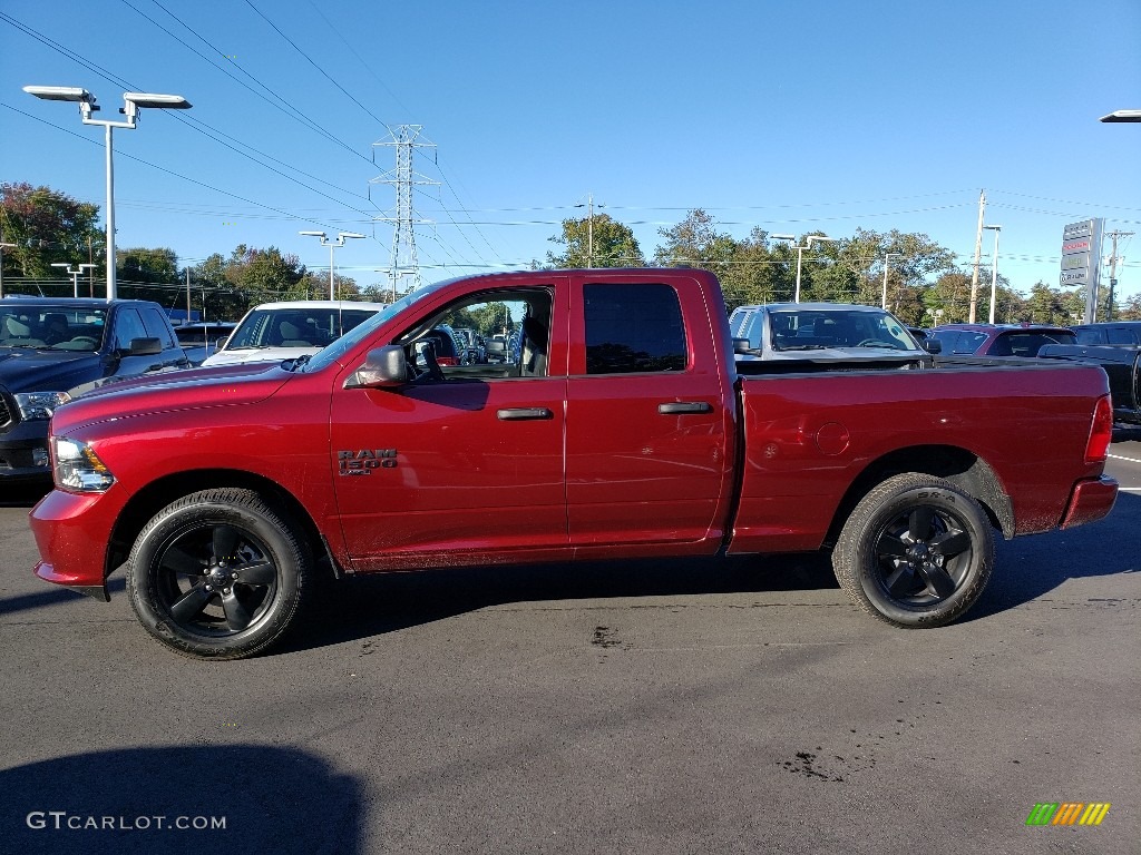2019 1500 Classic Express Quad Cab 4x4 - Delmonico Red Pearl / Black photo #3