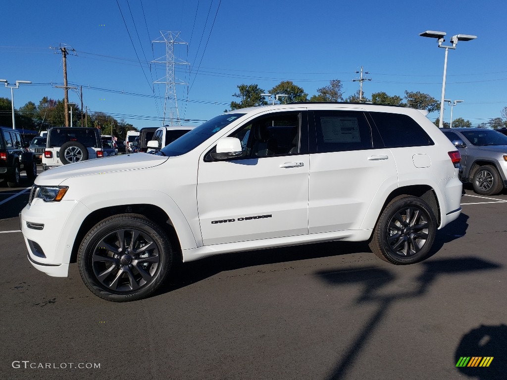 Bright White 2019 Jeep Grand Cherokee High Altitude 4x4 Exterior Photo #129994624