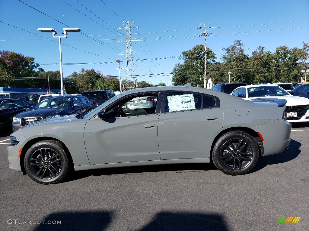 Destroyer Gray 2019 Dodge Charger SXT AWD Exterior Photo #129995026