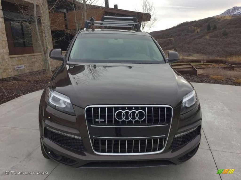 2014 Q7 3.0 TFSI quattro S Line Package - Teak Brown Metallic / Espresso photo #2