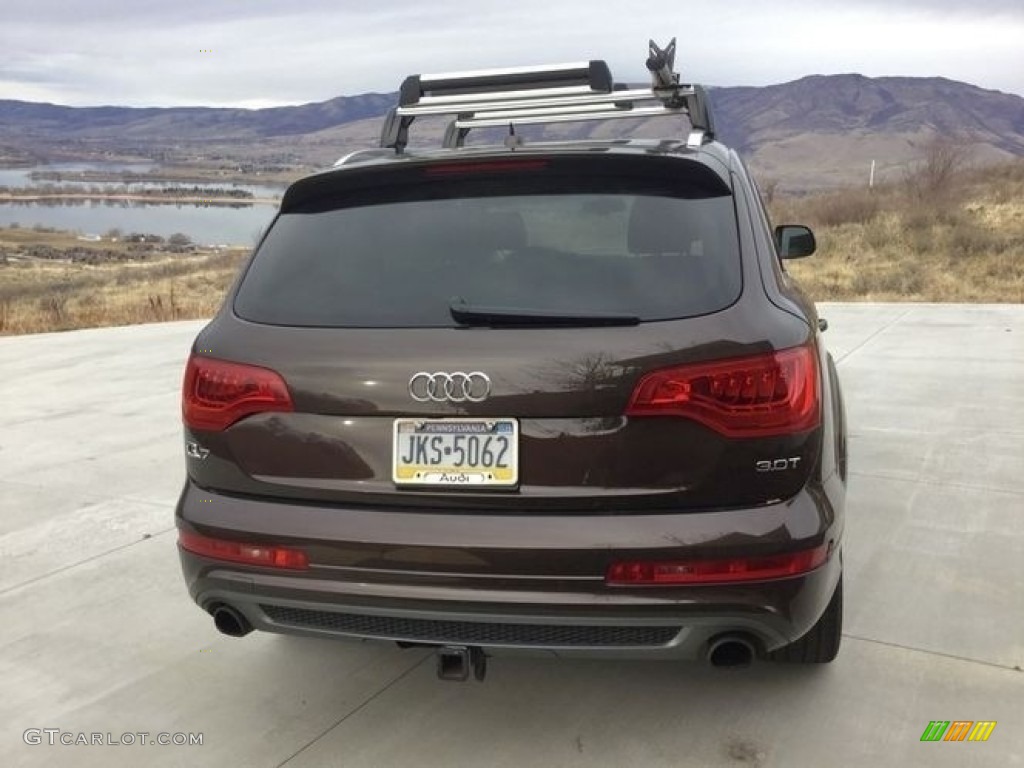 2014 Q7 3.0 TFSI quattro S Line Package - Teak Brown Metallic / Espresso photo #8
