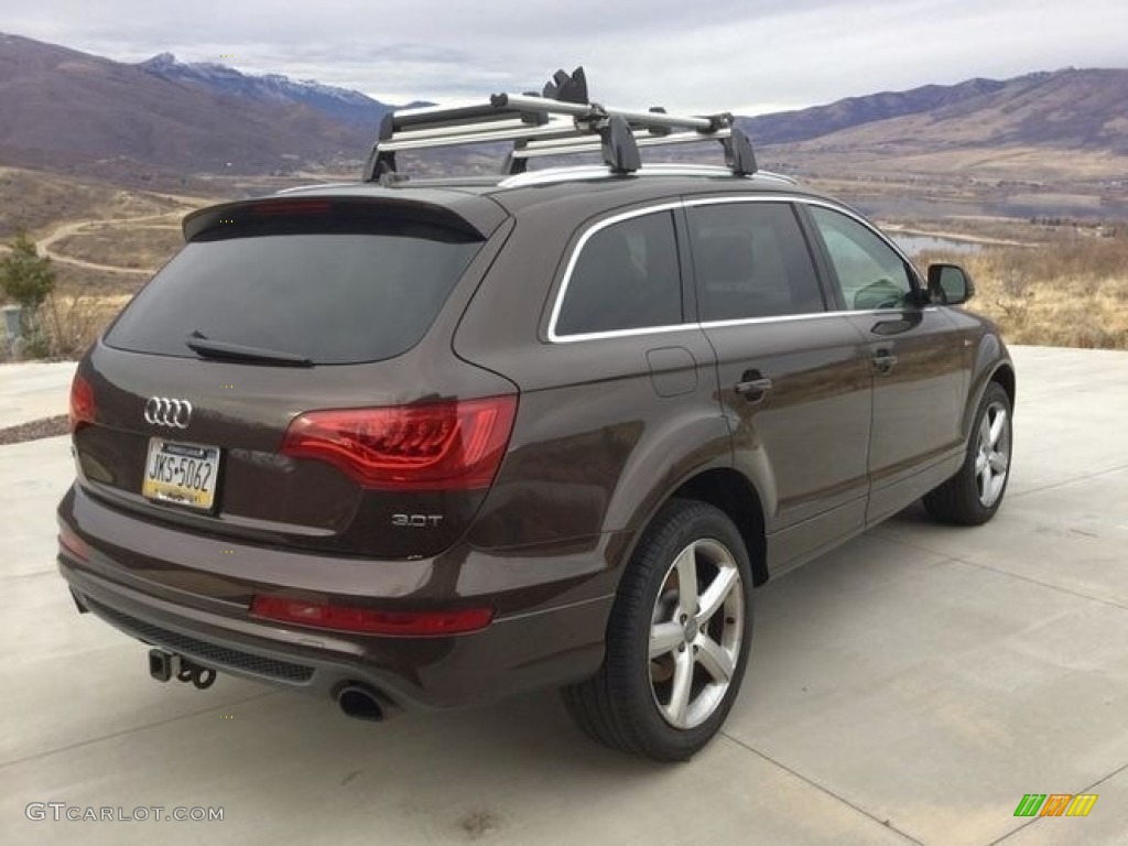 2014 Q7 3.0 TFSI quattro S Line Package - Teak Brown Metallic / Espresso photo #9