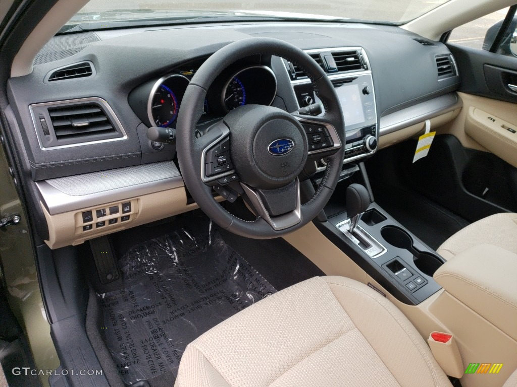 Warm Ivory Interior 2019 Subaru Outback 2.5i Premium Photo #129995688